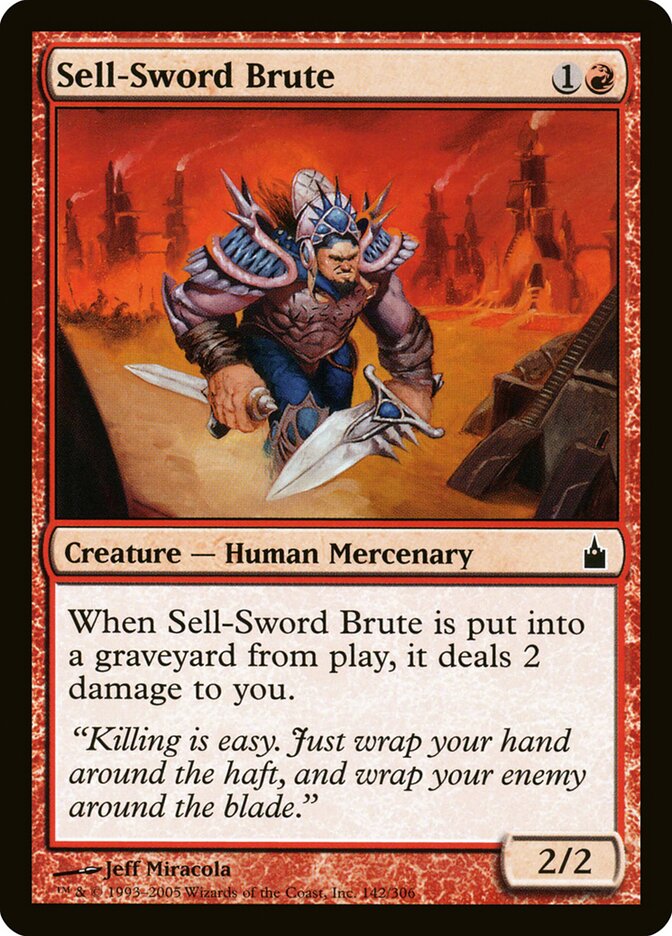 Sell-Sword Brute - Ravnica: City of Guilds (Common) [RAV-142]