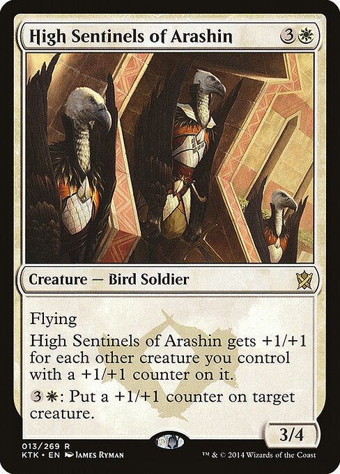 High Sentinels of Arashin – Khans of Tarkir (KTK-13) Magic: The Gathering card Immagine principale del prodotto