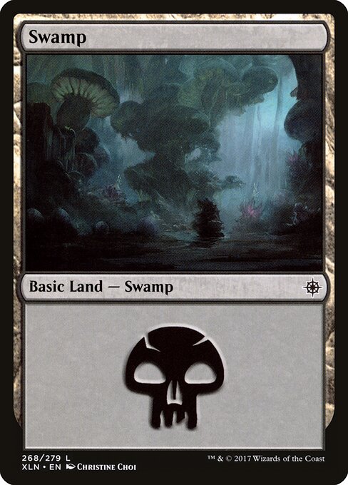 Swamp – Ixalan (XLN-268) Magic: The Gathering card
