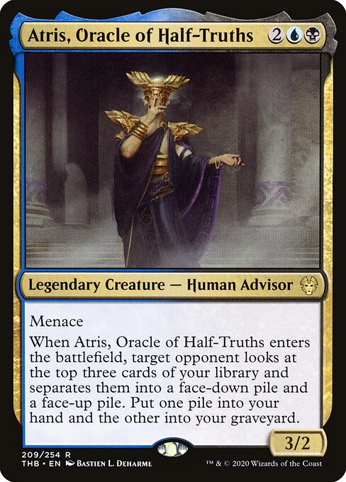 Atris, Oracle of Half-Truths – Theros Beyond Death (THB-209) Magic: The Gathering card Main image