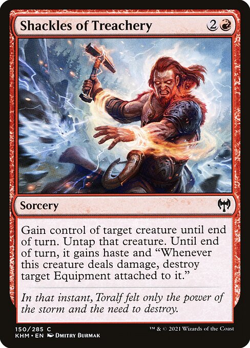 Shackles of Treachery – Kaldheim (KHM-150) Magic: The Gathering card
