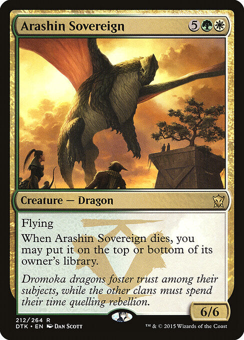 Arashin Sovereign – Dragons of Tarkir (DTK-212) Magic: The Gathering card Hauptbild