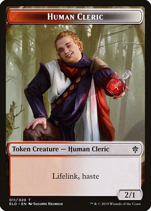 Human Cleric – Throne of Eldraine Tokens (TELD-11) Magic: The Gathering card | LC-REM-20260804-15150646165836-db951f76-b785-453e-91b9-b3b8a5c1cfd4