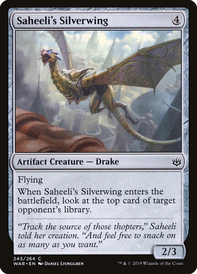 Saheeli's Silverwing - War of the Spark (Common) [WAR-243] Immagine principale del prodotto