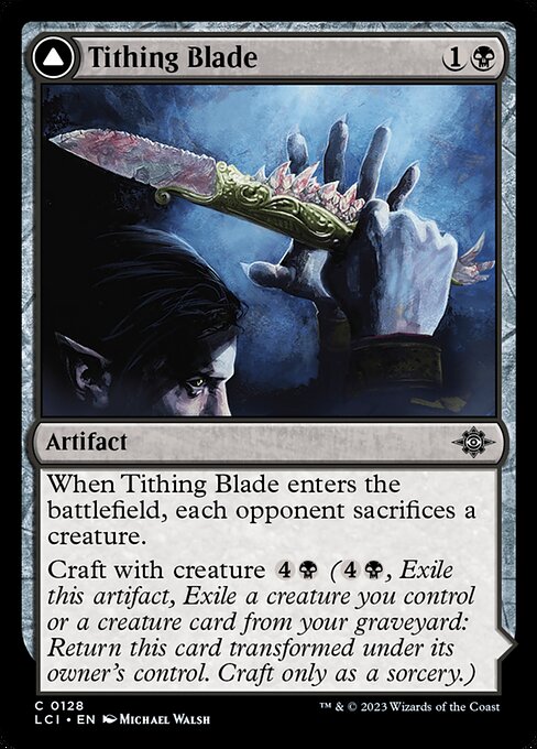 Tithing Blade // Consuming Sepulcher – The Lost Caverns of Ixalan (LCI-128) Magic: The Gathering card | LC-REM-20260804-15393096499532-dbaa9a2d-e9fd-4746-a26c-f99ae731f024