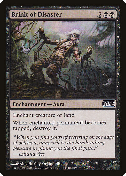 Brink of Disaster – Magic 2012 (M12-84) Magic: The Gathering card Hauptbild