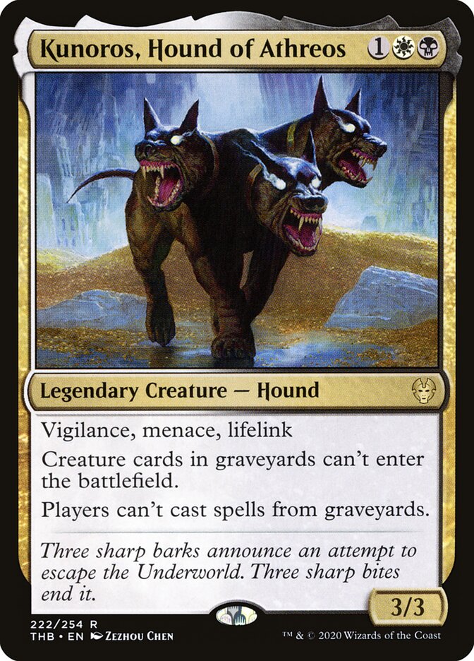 Kunoros, Hound of Athreos - Theros Beyond Death (Rare) [THB-222] Imagen principal del producto