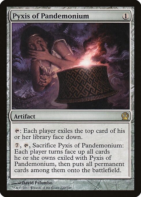 Pyxis of Pandemonium – Theros (THS-220) Magic: The Gathering card