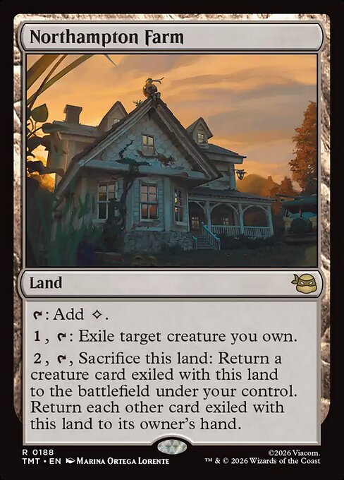 Northampton Farm – Teenage Mutant Ninja Turtles (TMT-188) Magic: The Gathering card