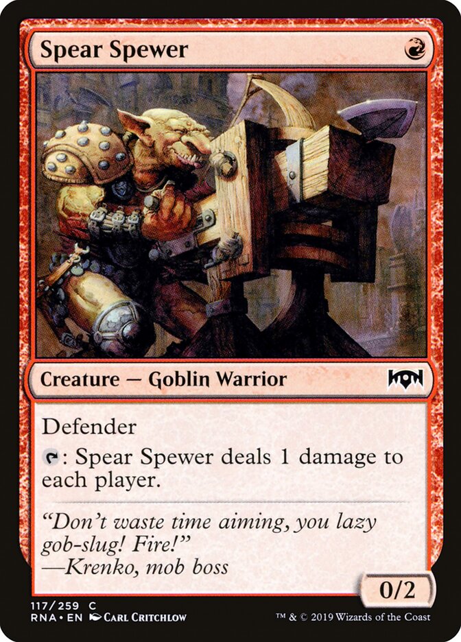 Spear Spewer - Ravnica Allegiance (Common) [RNA-117] Hauptbild