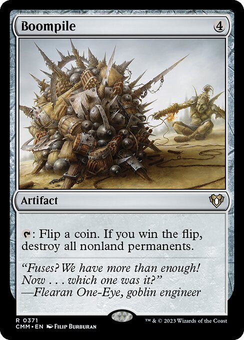 Boompile – Commander Masters (CMM-371) Magic: The Gathering card Main image