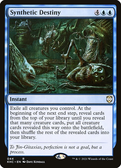 Synthetic Destiny – Kaldheim Commander (KHC-44) Magic: The Gathering card | LC-REM-20260804-15339676893516-dc19002c-e87d-45a1-84f2-f953587ddfd1