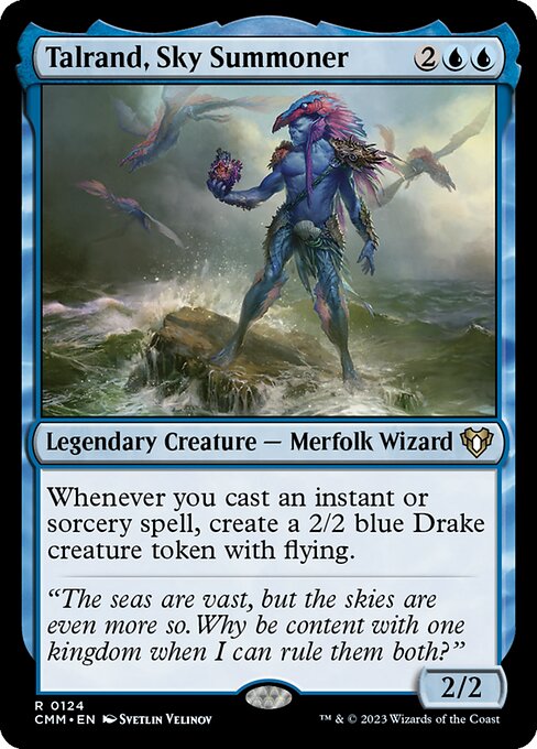 Talrand, Sky Summoner – Commander Masters (CMM-124) Magic: The Gathering card