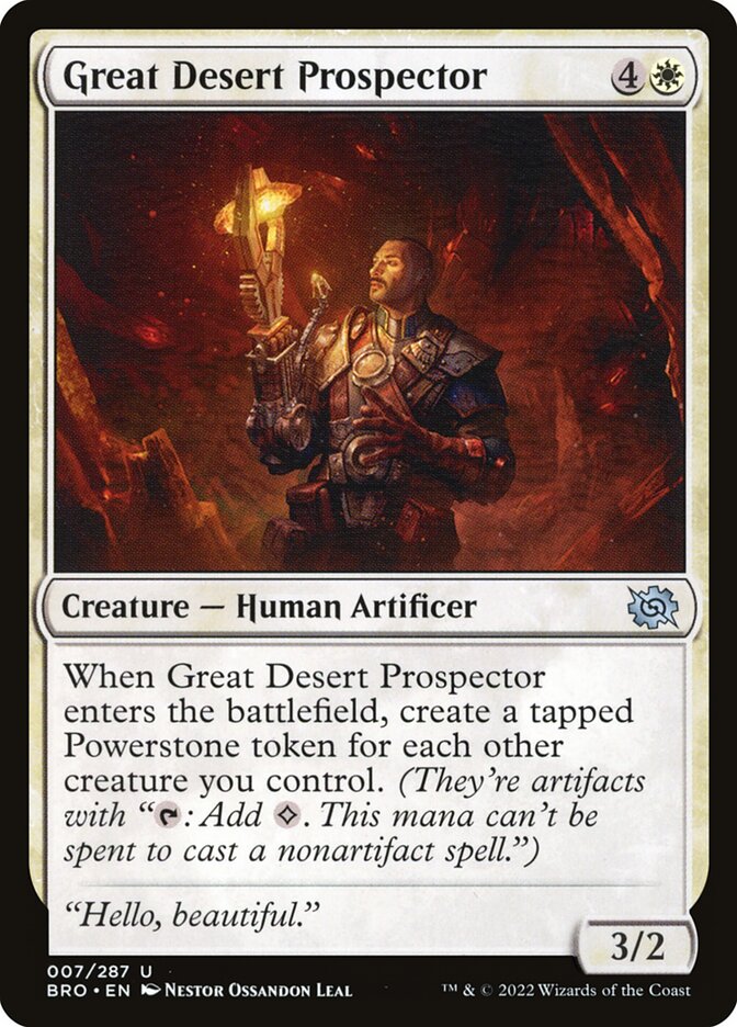 Great Desert Prospector - The Brothers' War (Uncommon) [BRO-7]