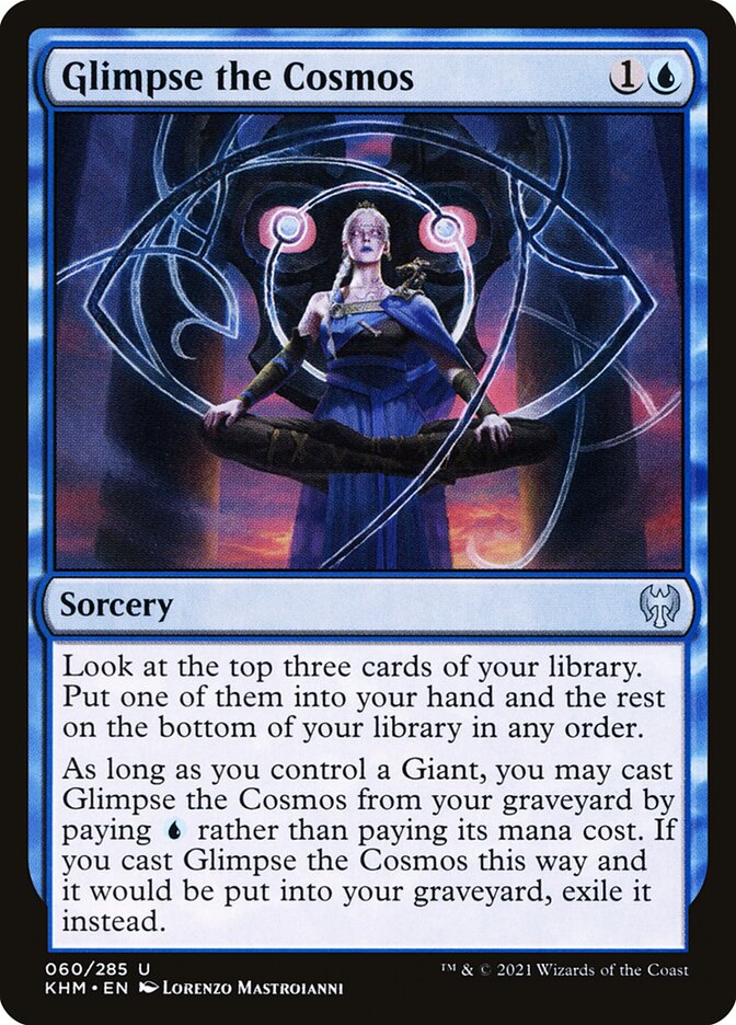 Glimpse the Cosmos - Kaldheim (Uncommon) [KHM-60]