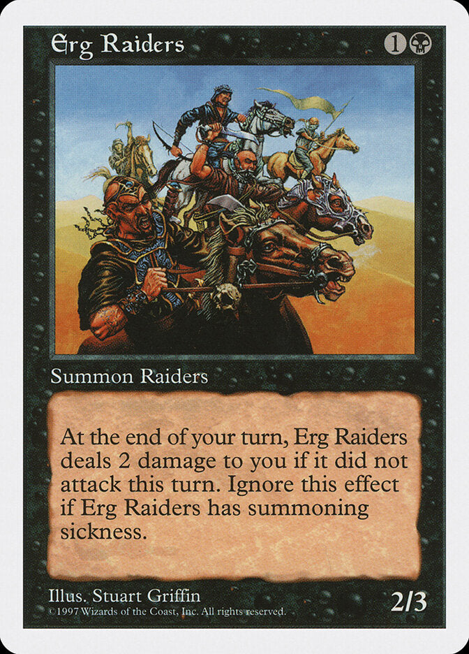 Magic-kaart Erg Raiders 5ED-158 uit Fifth Edition (Common) Hoofdafbeelding