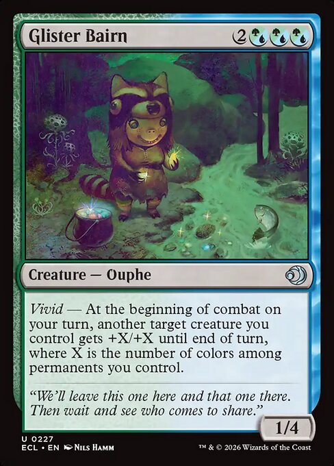 Glister Bairn – Lorwyn Eclipsed (ECL-227) Magic: The Gathering card Main image