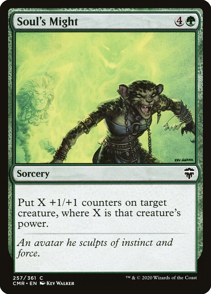Soul's Might - Commander Legends (Common) [CMR-257]