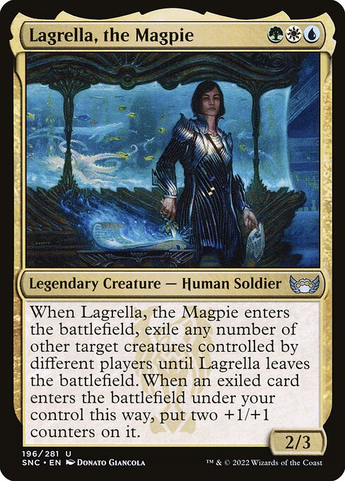 Lagrella, the Magpie – Streets of New Capenna (SNC-196) Magic: The Gathering card