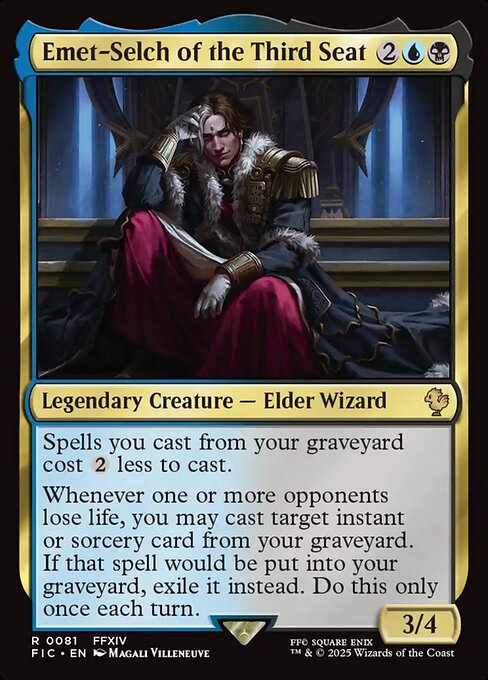 Emet-Selch of the Third Seat – Final Fantasy Commander (FIC-81) Magic: The Gathering card | LC-REM-20260804-15339553784140-dd3141de-633e-48e3-a89f-a91339f5e882