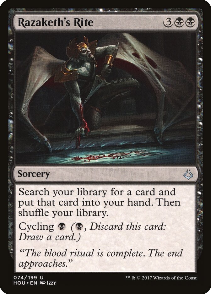 Razaketh's Rite - Hour of Devastation (Uncommon) [HOU-74]