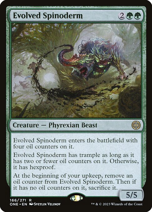 Evolved Spinoderm – Phyrexia: All Will Be One (ONE-166) Magic: The Gathering card