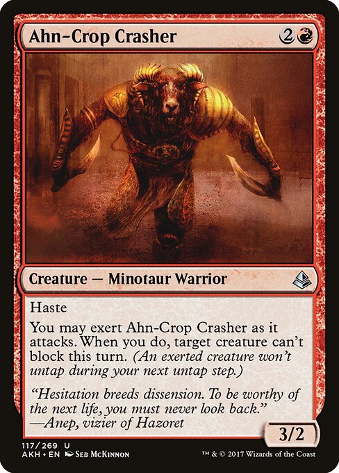 Ahn-Crop Crasher – Amonkhet (AKH-117) Magic: The Gathering card Hauptbild