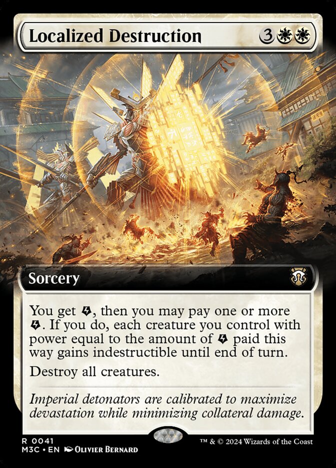 Magic-kaart Localized Destruction M3C-41 uit Modern Horizons 3 Commander (Rare)