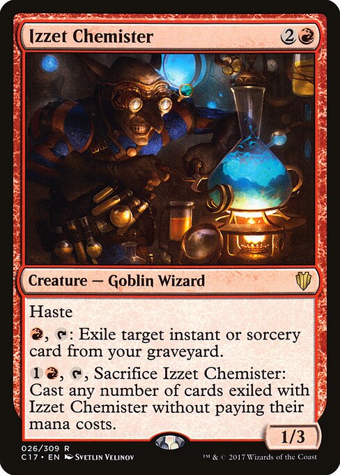 Izzet Chemister – Commander 2017 (C17-26) Magic: The Gathering card Main image
