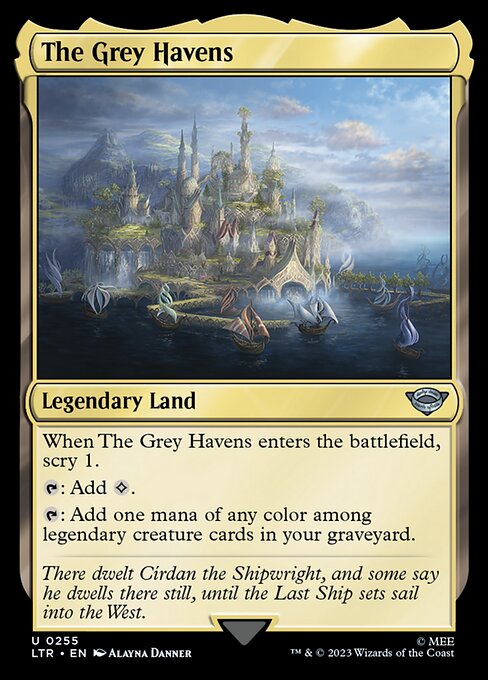 The Grey Havens – The Lord of the Rings: Tales of Middle-earth (LTR-255) Magic: The Gathering card | LC-REM-20260804-15150869905740-dd698f10-b0fc-42fc-84ec-f5a0d96bfa1d