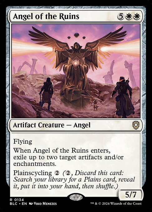 Angel of the Ruins – Bloomburrow Commander (BLC-134) Magic: The Gathering card