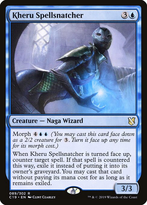 Kheru Spellsnatcher – Commander 2019 (C19-89) Magic: The Gathering card
