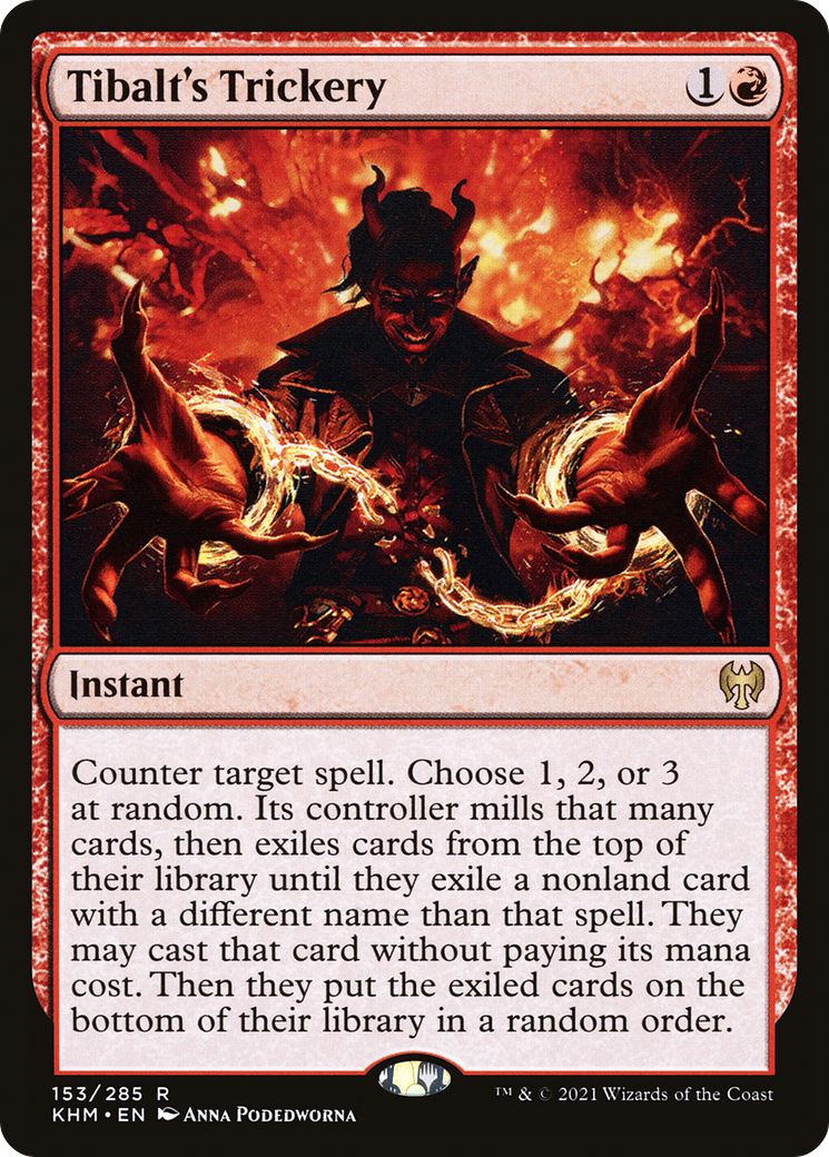 Tibalt's Trickery – Kaldheim 153 – Magic: The Gathering single card Hoofdafbeelding