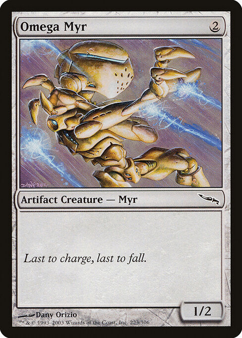 Omega Myr – Mirrodin (MRD-223) Magic: The Gathering card | LC-REM-20260804-15617497334092-ddaa5c60-054f-4397-a110-21df58264caf Immagine principale del prodotto