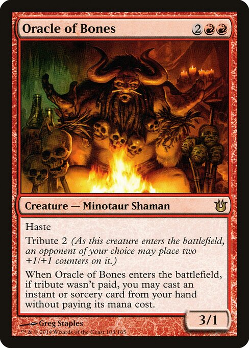 Oracle of Bones – Born of the Gods (BNG-103) Magic: The Gathering card