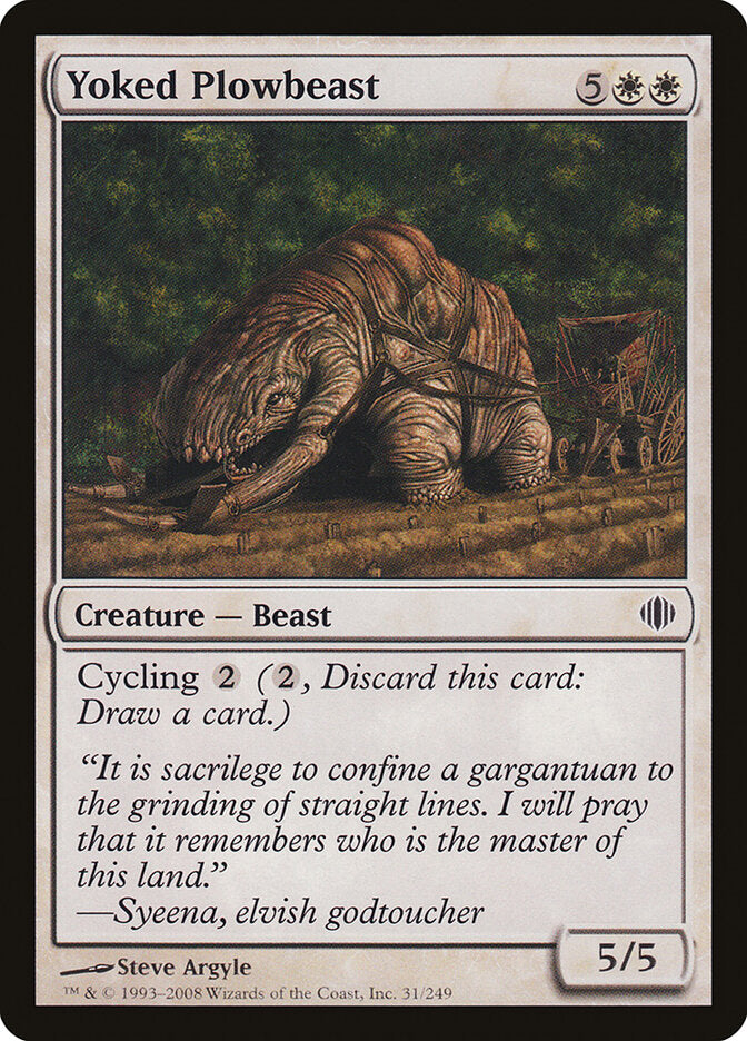 Yoked Plowbeast - Shards of Alara (Common) [ALA-31] Imagen principal del producto
