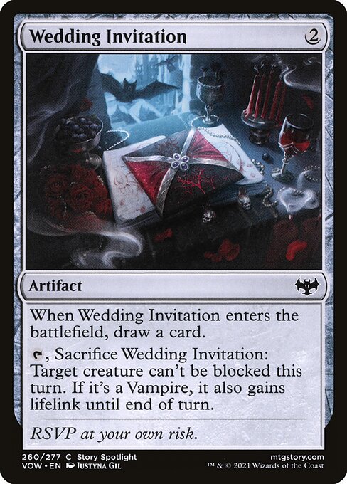 Wedding Invitation – Innistrad: Crimson Vow (VOW-260) Magic: The Gathering card | LC-REM-20260804-15150916403532-ddc22ff6-4081-47ce-bc8a-e063f5f4d044