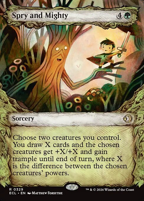 Spry and Mighty – Lorwyn Eclipsed (ECL-329) Magic: The Gathering card | LC-REM-20260804-15544038883660-ddc88ce9-716c-4328-95ec-f1c336d04c33