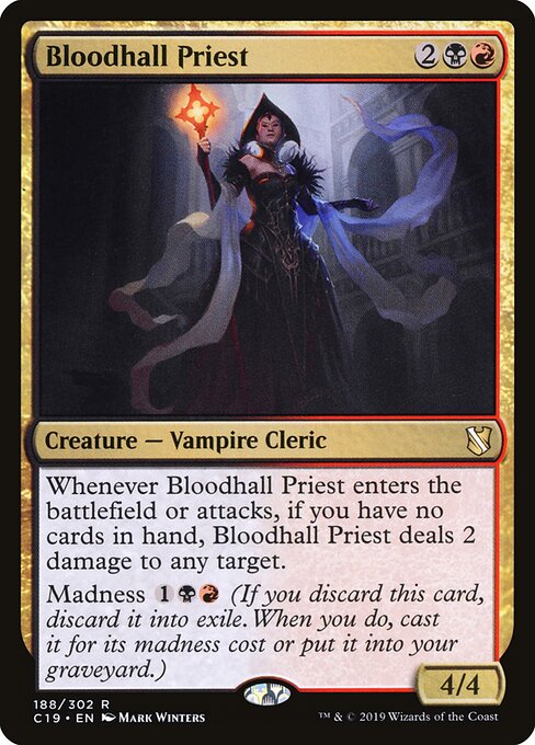Bloodhall Priest – Commander 2019 (C19-188) Magic: The Gathering card | LC-REM-20260804-15151521661260-dde7ad2c-21fb-4f2c-96a6-59f8b0eafd19 Hoofdafbeelding