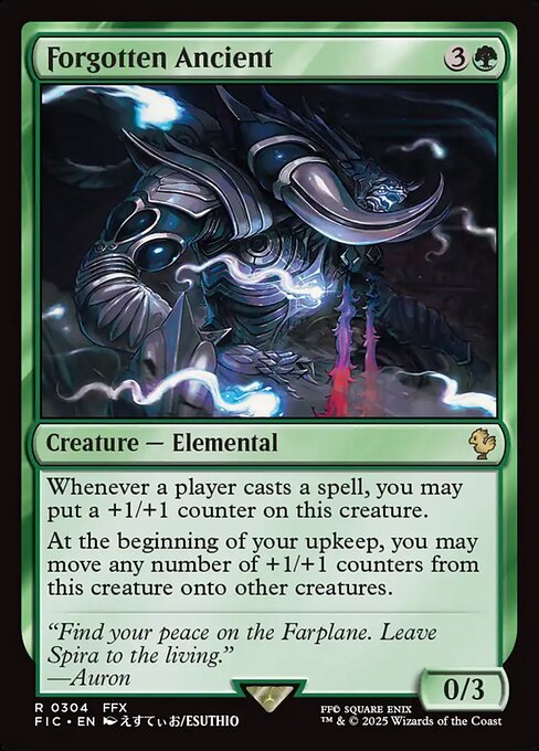 Forgotten Ancient – Final Fantasy Commander (FIC-304) Magic: The Gathering card | LC-REM-20260804-15339564073292-de0f3be6-4e5b-4186-af49-fe3dadadcd01