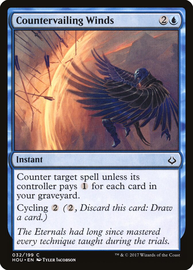 Countervailing Winds - Hour of Devastation (Common) [HOU-32] Main image