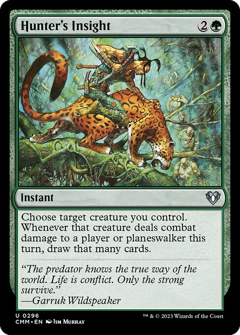 Hunter's Insight – Commander Masters (CMM-296) Magic: The Gathering card Main image