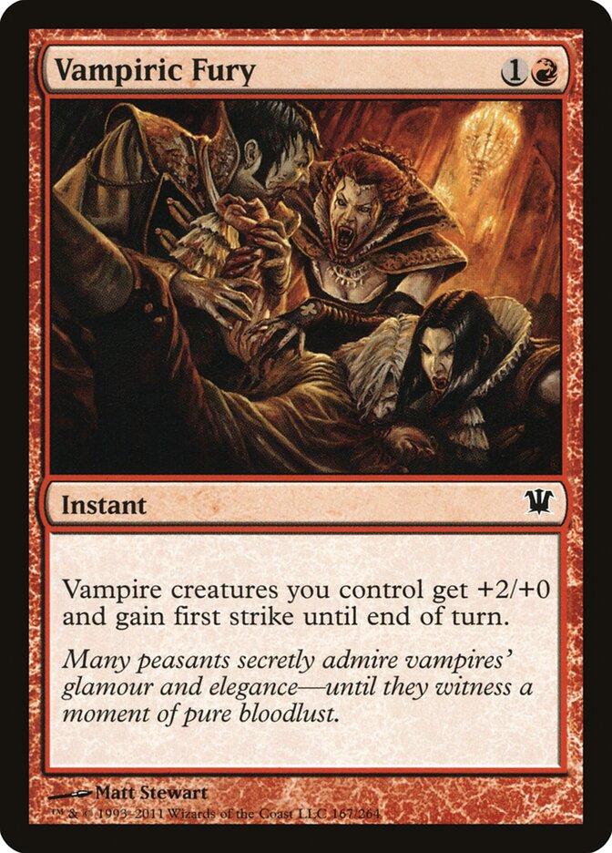 Vampiric Fury - Innistrad (Common) [ISD-167] Image principale du produit