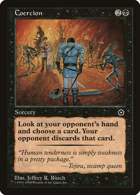 Coercion – Portal Second Age (P02-66) Magic: The Gathering card | LC-REM-20260804-15369823093068-de6ff6af-22f4-46fb-97d3-6f8f20f8b16c