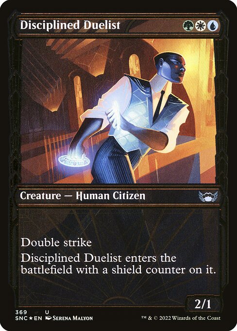 Disciplined Duelist – Streets of New Capenna (SNC-369) Magic: The Gathering card | LC-REM-20260804-15383658365260-de77ba1d-9e88-49db-b4e4-63824a0fe490