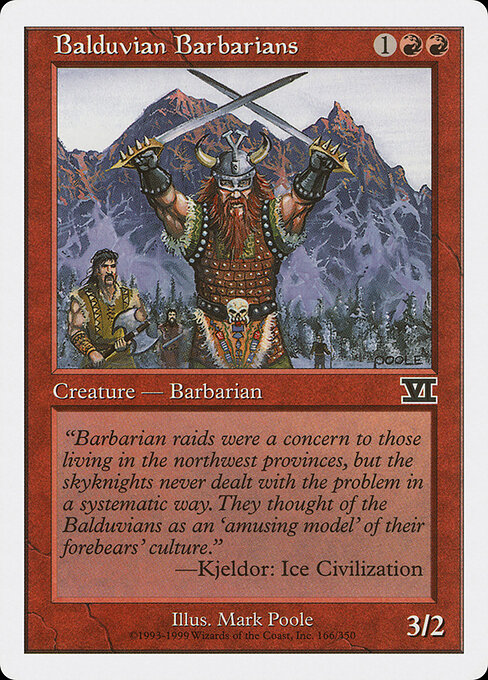 Balduvian Barbarians – Classic Sixth Edition (6ED-166) Magic: The Gathering card | LC-REM-20260804-15339925111116-de983bae-1b73-4dd7-a2f4-4200a21abe6a Imagen principal del producto