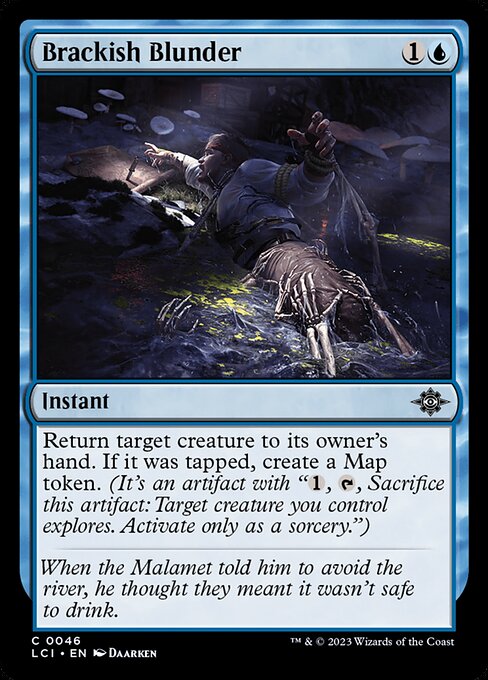 Brackish Blunder – The Lost Caverns of Ixalan (LCI-46) Magic: The Gathering card | LC-REM-20260804-15393184710988-dea3d0f4-76f5-416f-93ba-8b003b967816