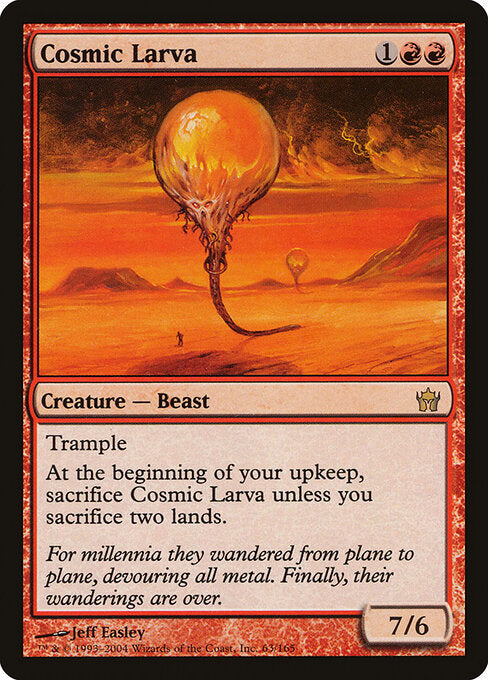 Cosmic Larva – Fifth Dawn (5DN-63) Magic: The Gathering card Imagen principal del producto