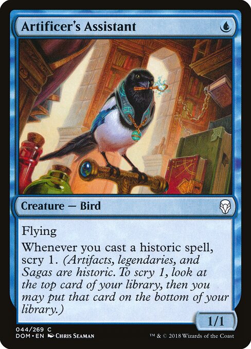 Artificer's Assistant – Dominaria (DOM-44) Magic: The Gathering card | LC-REM-20260804-15909425414476-deadf867-b999-49b2-88d8-91da975a3cc5 Hauptbild