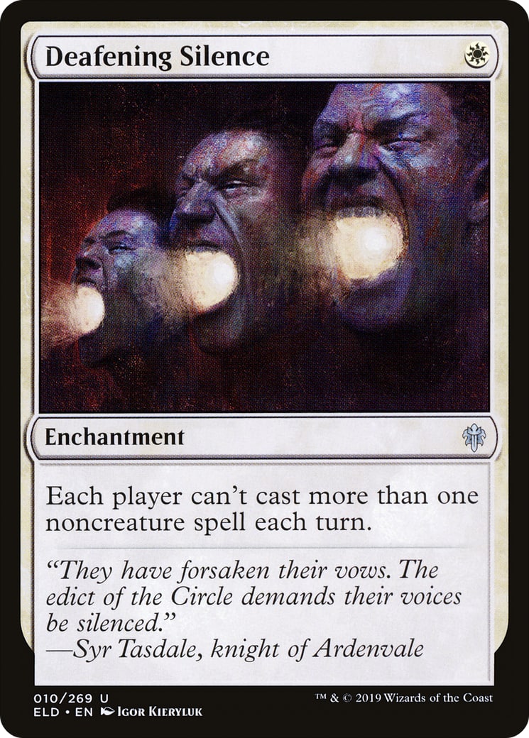 Deafening Silence – Throne of Eldraine 10 – Magic: The Gathering single card | Lichcards